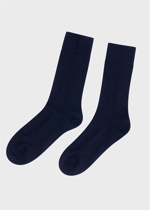 Klitmøller Collective Wool Sock - Navy